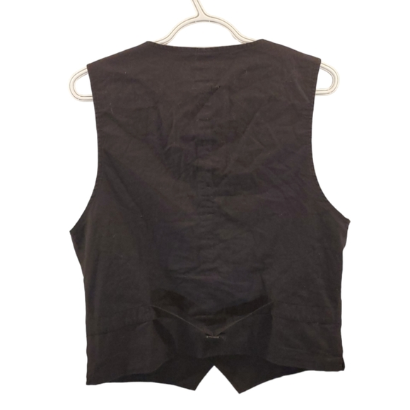 Shades of Grey by Micah Cohen size large men's black vest - Picture 2 of 3